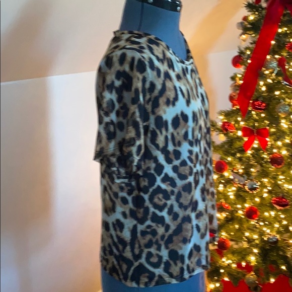 Sheer Leopard Print TShirt - Picture 5 of 5